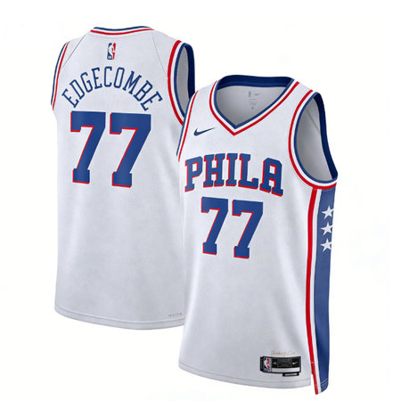 f29c3f8080d3f894dd9146e52cf13518.jpeg Men's Philadelphia 76ers #77 V. J. Edgecombe White 2022/23 Swingman Association Edition Jersey