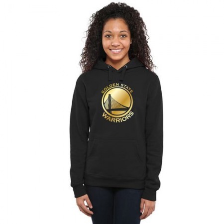 f2a8f65356eefb3f8dceb4d2e42c7e7e.jpeg Women's Golden State Warriors Gold Collection Pullover Hoodie Black