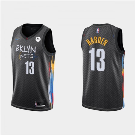 f7fcd2b0af87330a5ef92ed58d718d8c.jpeg Men's Brooklyn Nets #13 James Harden Black City Edition Stitched NBA Jersey 4CTA