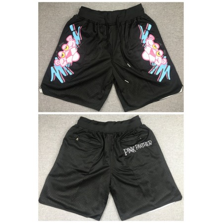 f904a94f578481bc0ef030be77dc3222.jpeg Men's Miami Heat Black 'Pink Panther' Shorts (Run Small)