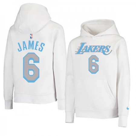 fa0835121b8a4611bb78b012f0cc4a63.jpeg Men's Los Angeles Lakers #6 LeBron James 2021 White Pullover Hoodie