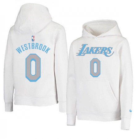 fae331a73ca798d72ce41ff77066272d.jpeg Men's Los Angeles Lakers #0 Russell Westbrook 2021 White Pullover Hoodie