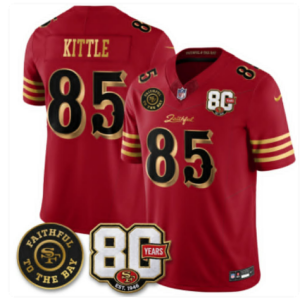 San Francisco 49ers Football Jersey Men's Stitched NFL Elite Jersey KQ001 - 2026-27