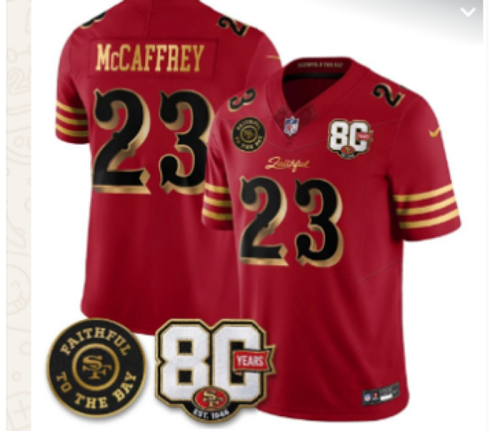yp248913869-002 San Francisco 49ers Football Jersey Men's Stitched NFL Elite Jersey KQ002 - 2026-27