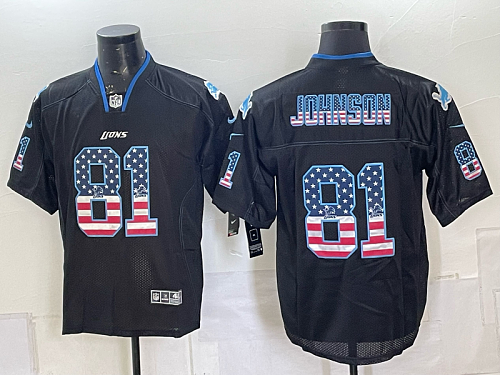 yp248913869-005 Detroit Lions American Flag Football Jersey Men's Stitched NFL Elite Jersey KQ005 - 2026-27