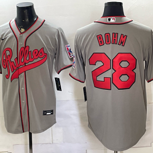 Philadelphia Phillies Throwback Baseball Jersey New Cool Base Stitched MLB Jersey KQ018 - 2026-27