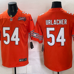 Men’s Bears #54 Brian Urlacher Orange Throwback Football Jersey Men’s Stitched NFL Elite Jersey KQ002 – 2026–27