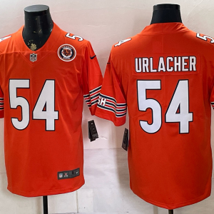 Men’s Bears #54 Brian Urlacher Orange Throwback Football Jersey Men’s Stitched NFL Elite Jersey KQ005 – 2026–27