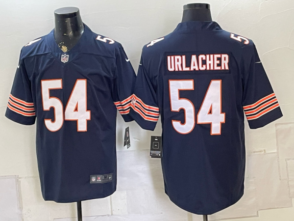 Men’s Bears #54 Brian Urlacher Navy Blue Throwback Football Jersey Men’s Stitched NFL Elite Jersey KQ006 – 2026–27