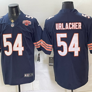 Men’s Bears #54 Brian Urlacher Navy Blue Throwback Football Jersey Men’s Stitched NFL Elite Jersey KQ008 – 2026–27