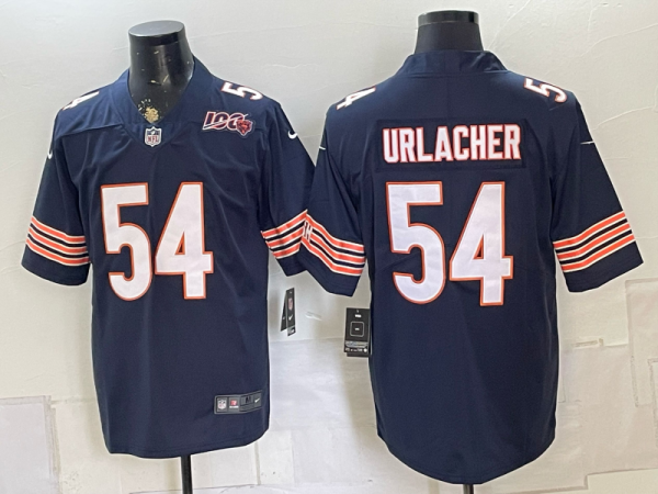 Men’s Bears #54 Brian Urlacher Navy Blue Throwback Football Jersey Men’s Stitched NFL Elite Jersey KQ009 – 2026–27