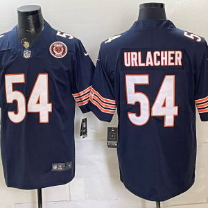 Men’s Bears #54 Brian Urlacher Navy Blue Throwback Football Jersey Men’s Stitched NFL Elite Jersey KQ010 – 2026–27