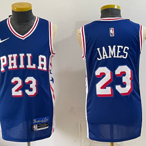 Men’s 76ers #23 LeBron James Assorted Throwback Basketball Jersey Swingman Stitched NBA Basketball Jersey KQ042 – 2026–27