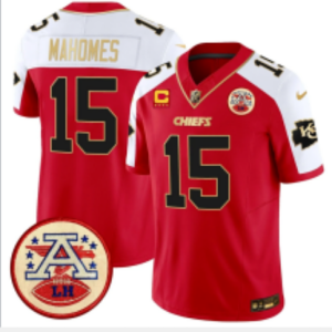 Chiefs #15 Patrick Mahomes Red and White Championship Football Jersey Men’s Stitched NFL Elite Jersey KK002 – 2026–27