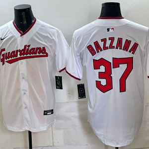 yp250168222-003 Guardians #37 Travis Bazzana White Home Baseball Jersey New Cool Base Stitched MLB Jersey KK003 – 2026–27