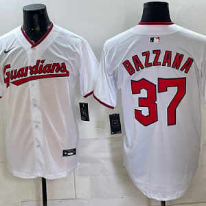 yp250168222-004 Guardians #37 Travis Bazzana White Home Baseball Jersey New Cool Base Stitched MLB Jersey KK004 – 2026–27