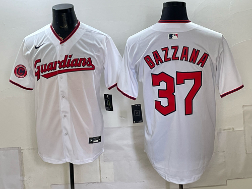 yp250168222-004 Guardians #37 Travis Bazzana White Home Baseball Jersey New Cool Base Stitched MLB Jersey KK004 – 2026–27