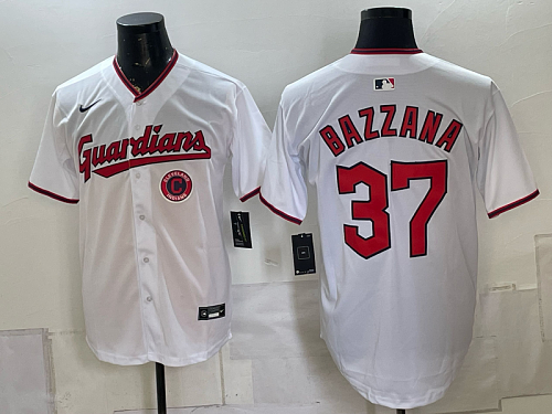 yp250168222-006 Guardians #37 Travis Bazzana White Home Baseball Jersey New Cool Base Stitched MLB Jersey KK006 – 2026–27