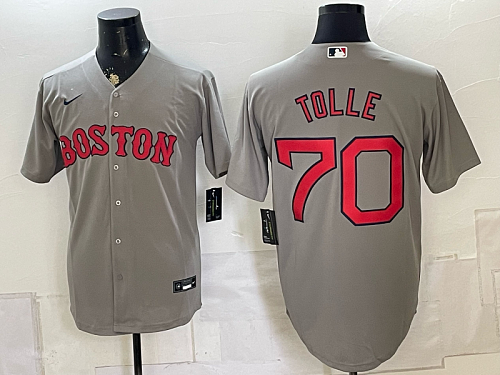 Red Sox #70 Payton Tolle Gray and White Special Edition Baseball Jersey New Cool Base Stitched MLB Jersey KK019 – 2026–27