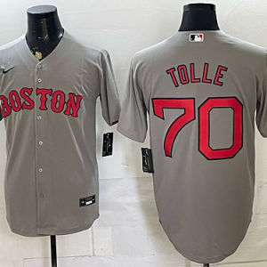Red Sox #70 Payton Tolle Gray and White Special Edition Baseball Jersey New Cool Base Stitched MLB Jersey KK020 – 2026–27