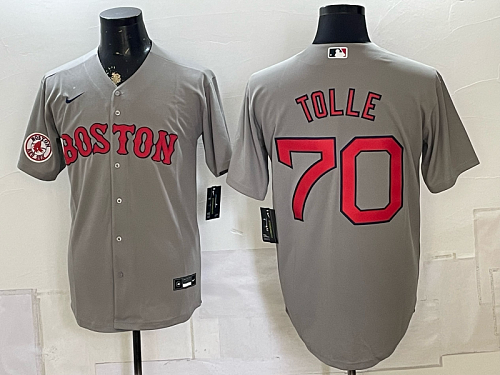 Red Sox #70 Payton Tolle Gray and White Special Edition Baseball Jersey New Cool Base Stitched MLB Jersey KK020 – 2026–27