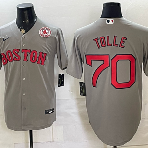 Red Sox #70 Payton Tolle Gray and White Special Edition Baseball Jersey New Cool Base Stitched MLB Jersey KK021 – 2026–27