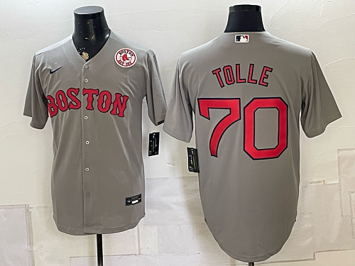 Red Sox #70 Payton Tolle Gray and White Special Edition Baseball Jersey New Cool Base Stitched MLB Jersey KK021 – 2026–27