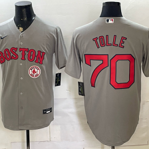 Red Sox #70 Payton Tolle Gray and White Special Edition Baseball Jersey New Cool Base Stitched MLB Jersey KK022 – 2026–27