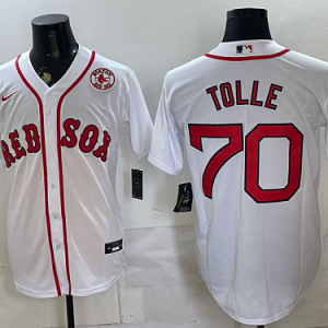 yp250168222-025 Red Sox #70 Payton Tolle Gray and White Special Edition Baseball Jersey New Cool Base Stitched MLB Jersey KK025 – 2026–27