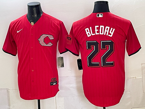 Reds #22 JJ Bleday Red Alternate Baseball Jersey New Cool Base Stitched MLB Jersey KK033 – 2026–27