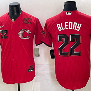 yp250168222-035 Reds #22 JJ Bleday Red Alternate Baseball Jersey New Cool Base Stitched MLB Jersey KK035 – 2026–27