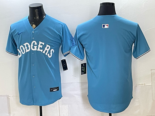 Dodgers Powder Blue Special Edition Baseball Jersey New Cool Base Stitched MLB Jersey KK041 – 2026–27