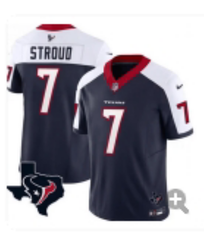 yp250335611-002 Texans #7 C.J. Stroud Navy Blue and Columbia Blue Football Jersey Men’s Stitched NFL Elite Jersey KK002 – 2026–27