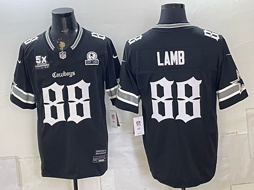 Cowboys #88 CeeDee Lamb Navy Blue Gothic Number Football Jersey Men’s Stitched NFL Elite Jersey KK015 – 2026–27