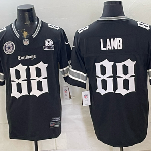 Cowboys #88 CeeDee Lamb Navy Blue Gothic Number Football Jersey Men’s Stitched NFL Elite Jersey KK017 – 2026–27