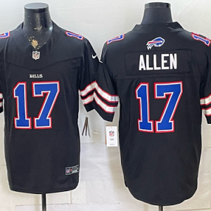 Bills #17 Josh Allen Navy Blue Throwback Football Jersey Men’s Stitched NFL Elite Jersey KK022 – 2026–27