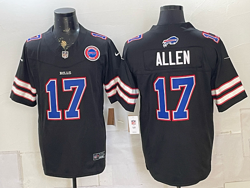 yp250335611-023 Bills #17 Josh Allen Navy Blue Throwback Football Jersey Men’s Stitched NFL Elite Jersey KK023 – 2026–27