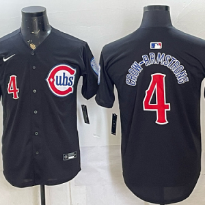 yp250335611-045 Cubs #4 Pete Crow-Armstrong Navy Blue Special Edition Baseball Jersey New Cool Base Stitched MLB Jersey KK045 – 2026–27