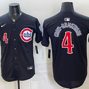 yp250335611-047 Cubs #4 Pete Crow-Armstrong Navy Blue Special Edition Baseball Jersey New Cool Base Stitched MLB Jersey KK047 – 2026–27