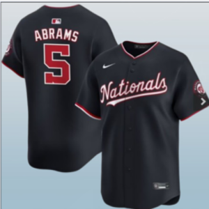 yp250335611-049 Nationals #5 CJ Abrams Navy Blue Alternate Baseball Jersey New Cool Base Stitched MLB Jersey KK049 – 2026–27