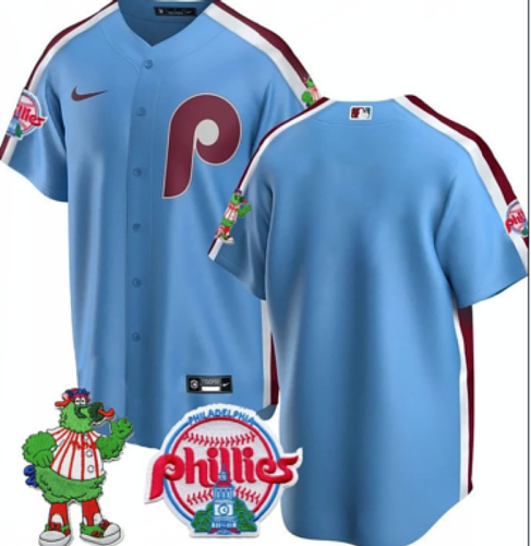 Phillies Powder Blue Special Edition Baseball Jersey New Cool Base Stitched MLB Jersey KK052 – 2026–27