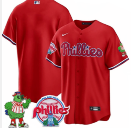 Phillies Red Special Edition Baseball Jersey New Cool Base Stitched MLB Jersey KK054 – 2026–27