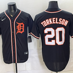 Tigers #20 Spencer Torkelson Navy Blue Throwback Baseball Jersey New Cool Base Stitched MLB Jersey KK004 – 2026–27