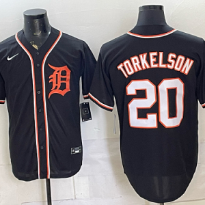 Tigers #20 Spencer Torkelson Navy Blue Throwback Baseball Jersey New Cool Base Stitched MLB Jersey KK005 – 2026–27
