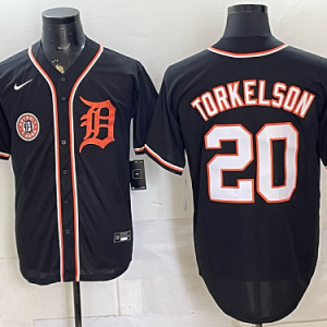 Tigers #20 Spencer Torkelson Navy Blue Throwback Baseball Jersey New Cool Base Stitched MLB Jersey KK007 – 2026–27