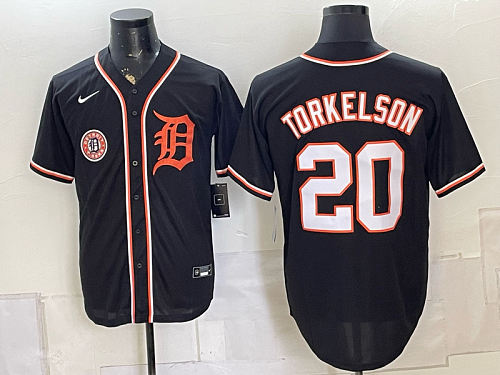 yp250665319-007 Tigers #20 Spencer Torkelson Navy Blue Throwback Baseball Jersey New Cool Base Stitched MLB Jersey KK007 – 2026–27