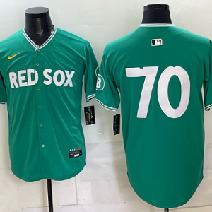 Red Sox #70 Green Special Edition Baseball Jersey New Cool Base Stitched MLB Jersey KK017 – 2026–27