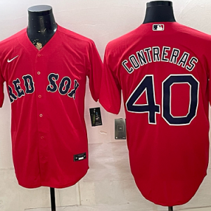 Red Sox #40 Willson Contreras Red Alternate Baseball Jersey New Cool Base Stitched MLB Jersey KK002 – 2026–27