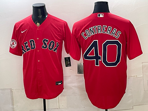 yp250893413-003 Red Sox #40 Willson Contreras Red Alternate Baseball Jersey New Cool Base Stitched MLB Jersey KK003 – 2026–27