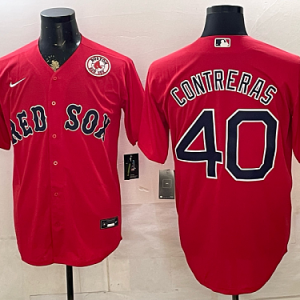 Red Sox #40 Willson Contreras Red Alternate Baseball Jersey New Cool Base Stitched MLB Jersey KK004 – 2026–27